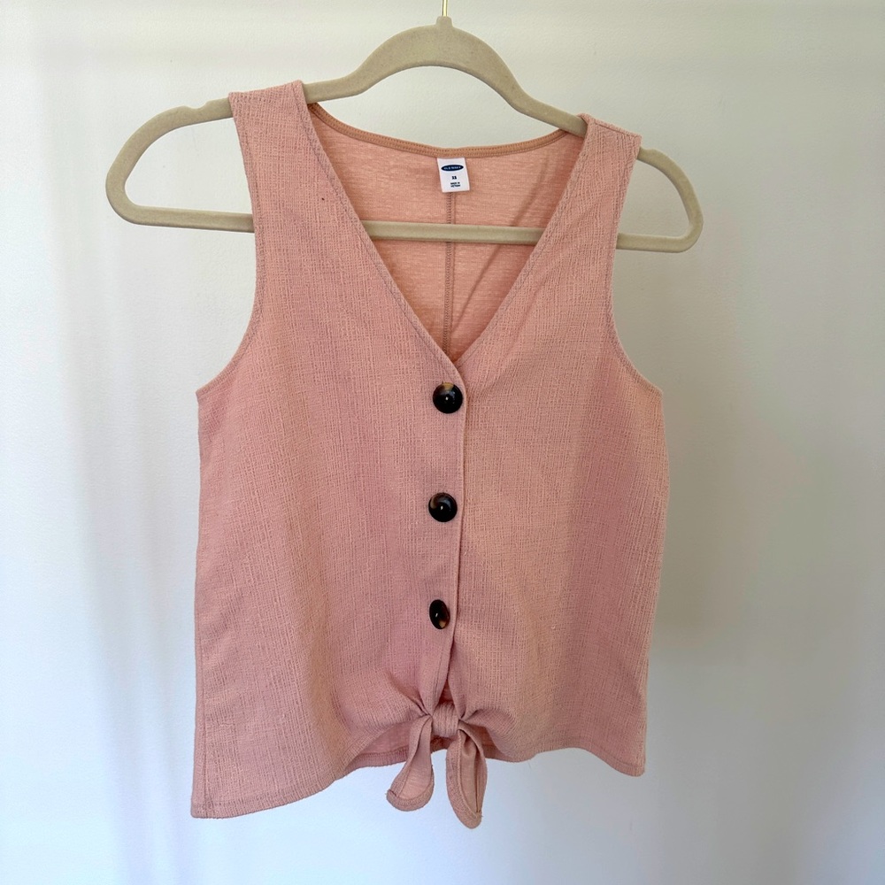 Old navy tie front top